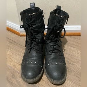 Lucky Brand - Black Leather Boots